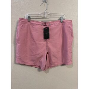 Ted Baker London Pink‎ Plain Swim Shorts NWT Drawstring Waist Size 5